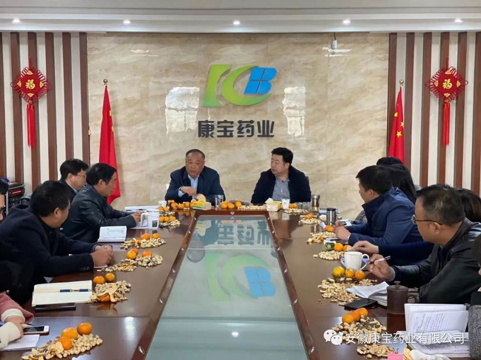 【康寶新聞】交流面對面 溝通心連心--醫(yī)院集團(tuán)董事長江鴻方一行來康寶藥業(yè)調(diào)研指導(dǎo)工作